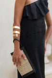 Rattan clutch small