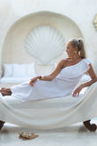 The athena one shoulder maxi