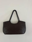 Full Leather Platted Tote