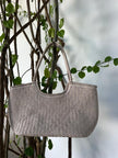 Full Leather Platted Tote