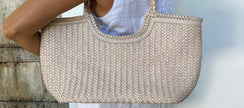 Full Leather Platted Tote