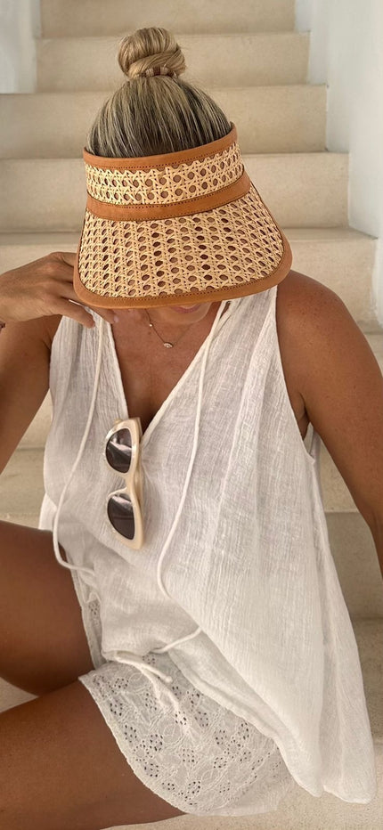 Rattan Sun Visor